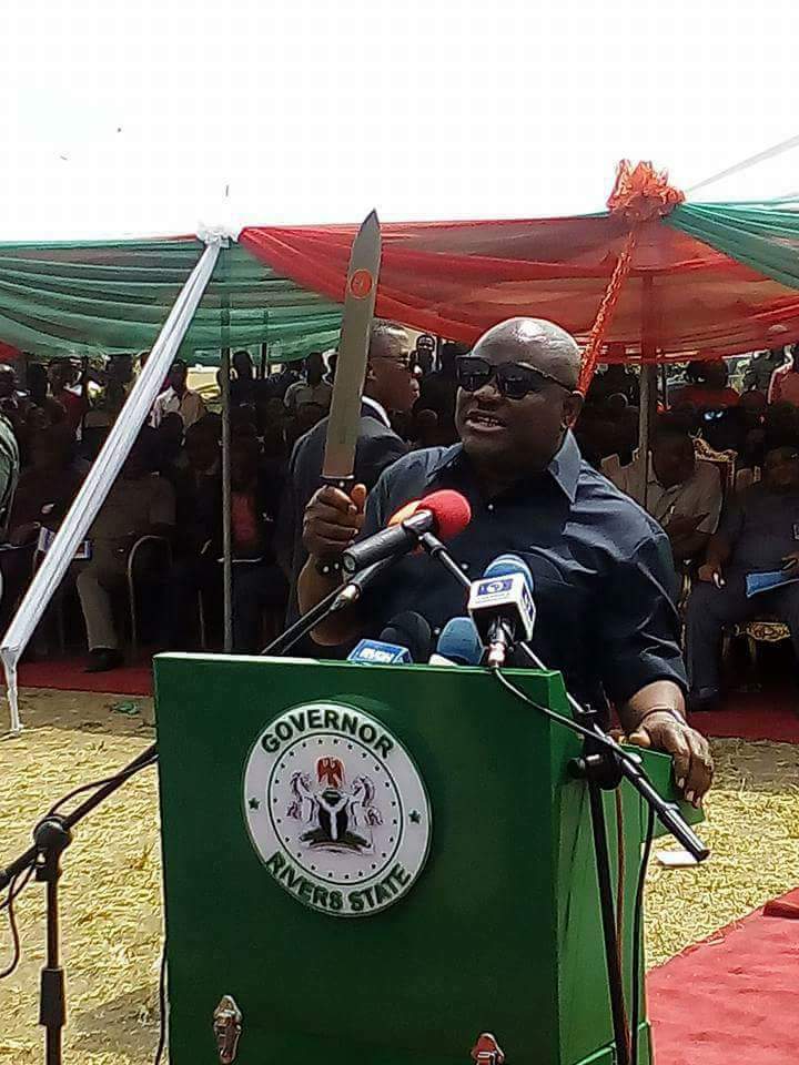 ‘I’m not born again Christian, I’ll blow heads off’ – Wike says due to the PDP crises