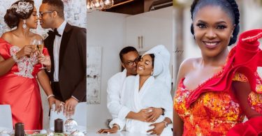 Omoni Oboli and her husband of 22 years celebrate their 22nd wedding anniversary in a video.