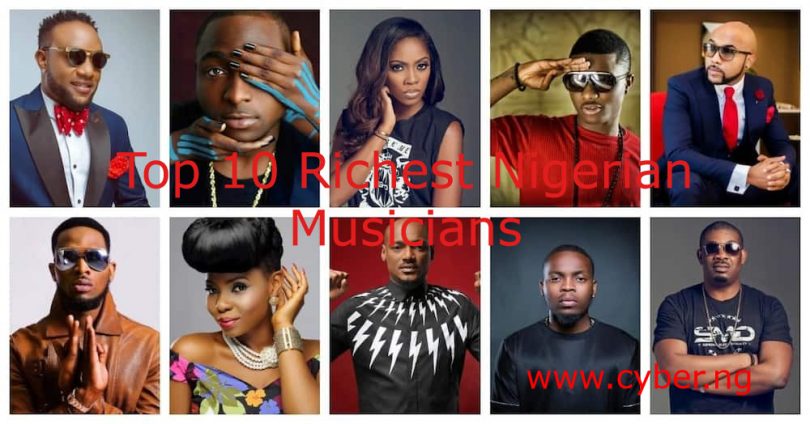 Top 10 richest Nigerian musicians
