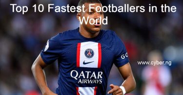Top 10 Fastest Footballers in the World 2022