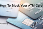 How to block your atm card