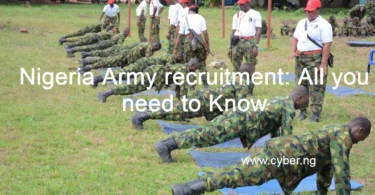 Nigeria Army recruitment: All you need to Know