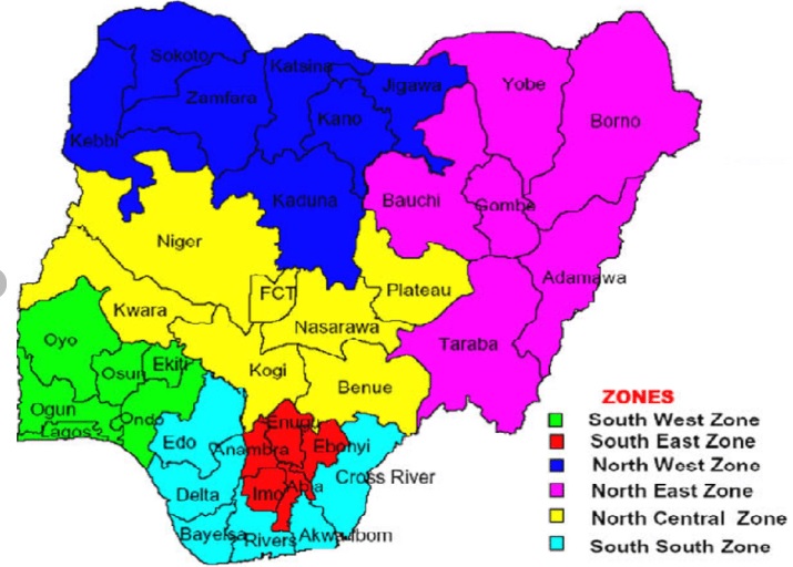 Nigeria's 36 states